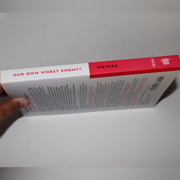 New Paperback Book: Our Own Worst Enemy by Sharon K. Weiner - Picture 3 of 3